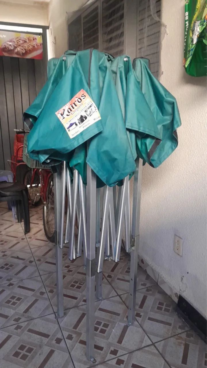Tenda Sanfonada 2x2 de Alumínio com Capa  - Foto 3