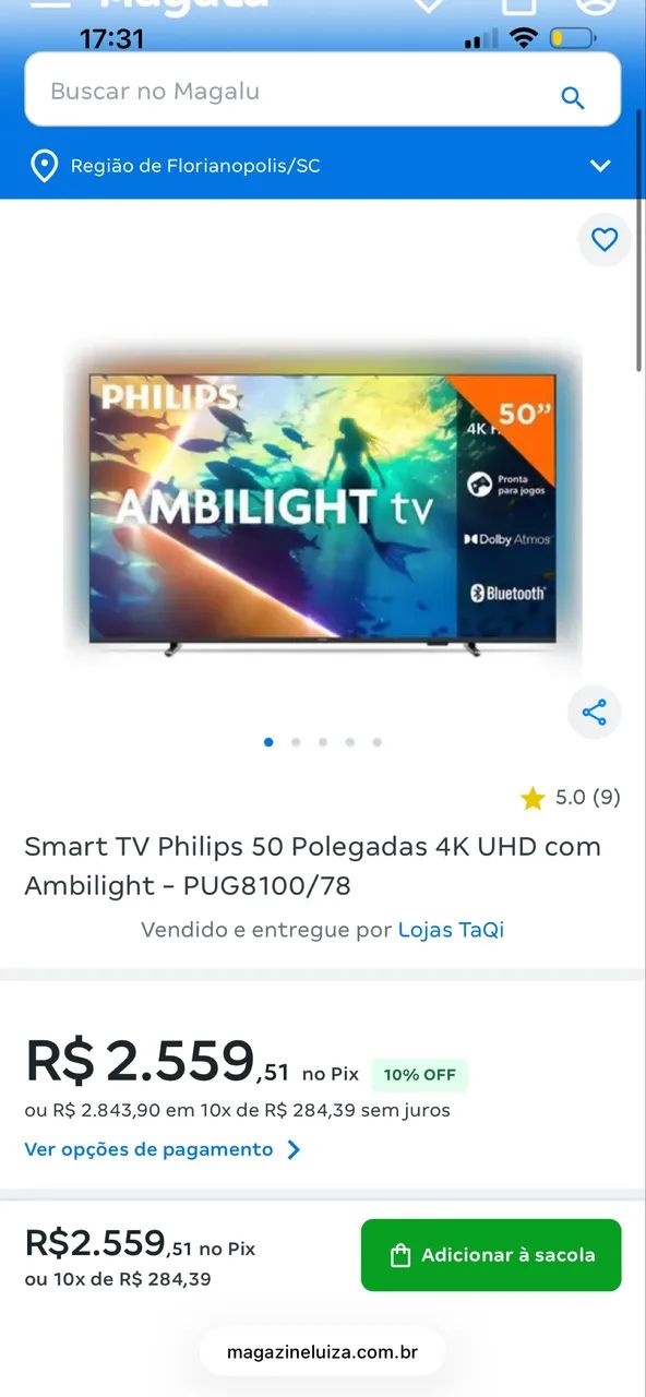 30% Off - TV Philips 50? Ambilight  - Foto 3