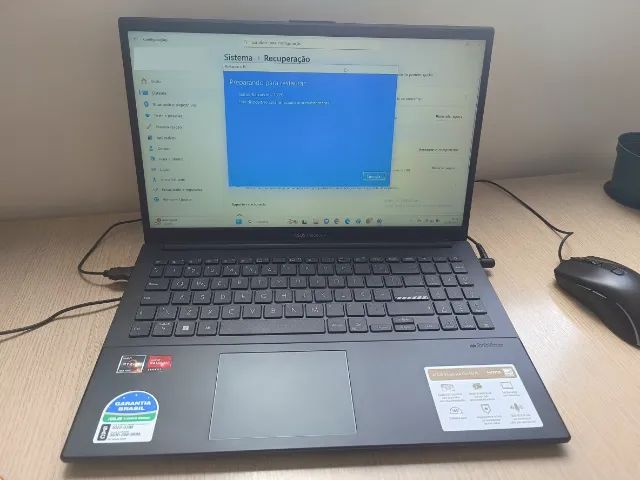 Notebook ASUS VivoBook Go 15 Ryzen 5 7520U 8GB 512GB SSD E1504FA