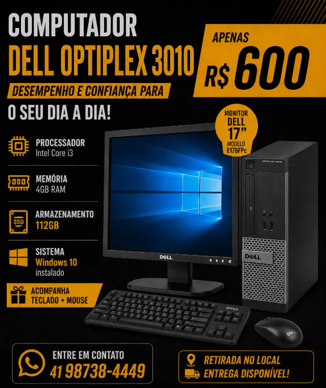  COMPUTADOR DELL OPTIPLEX 3010