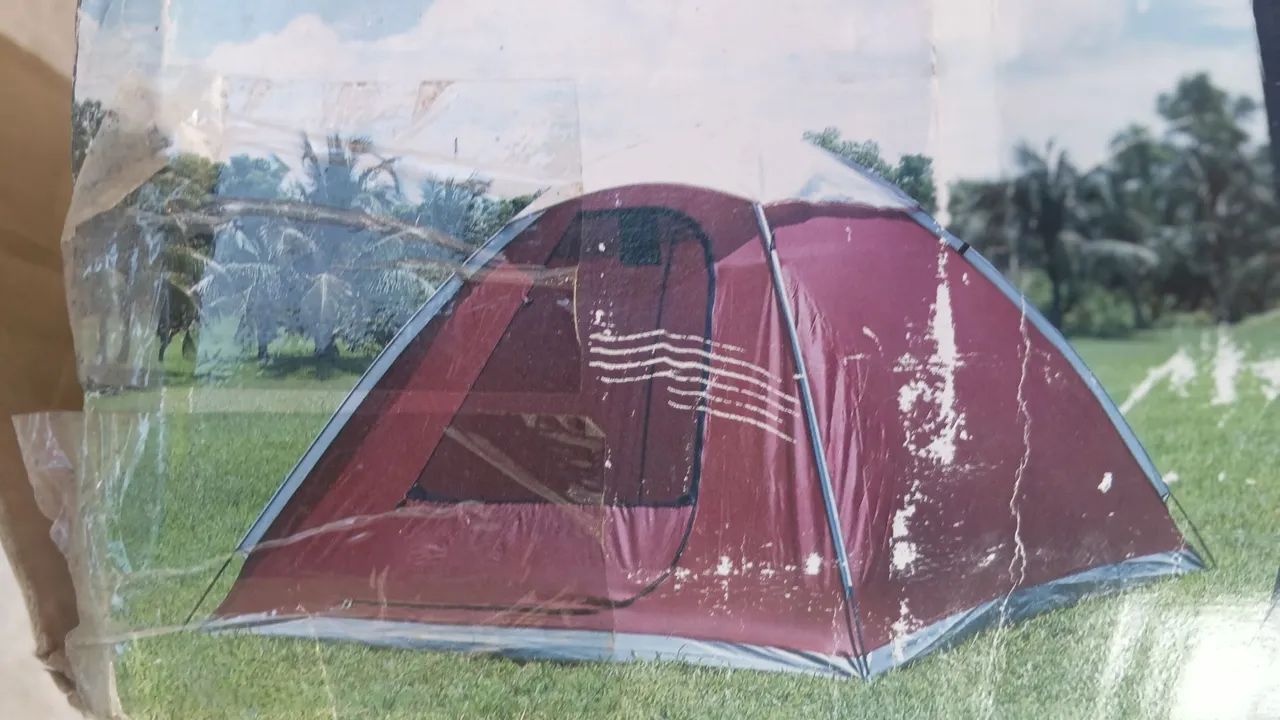 Barraca Camping 4 lugares usada  bom estado - Foto 3