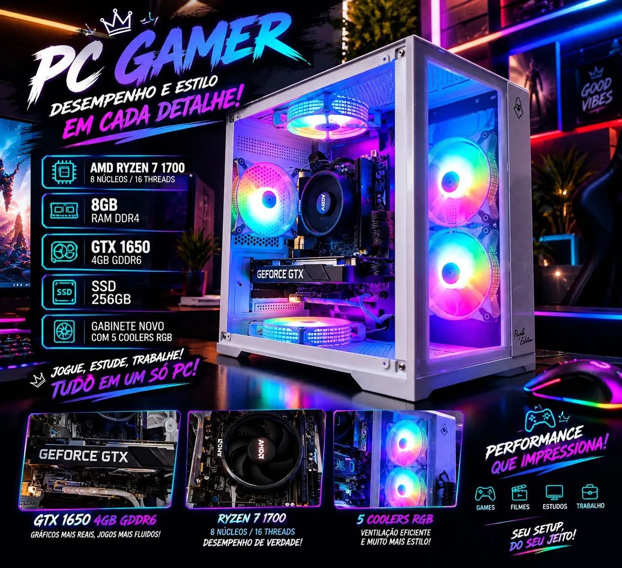 Ryzen 7 Pc gamer  - Foto 2