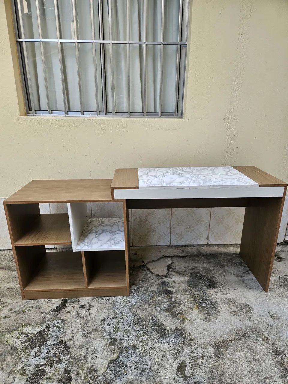 Mesa de Escritório com Nicho 