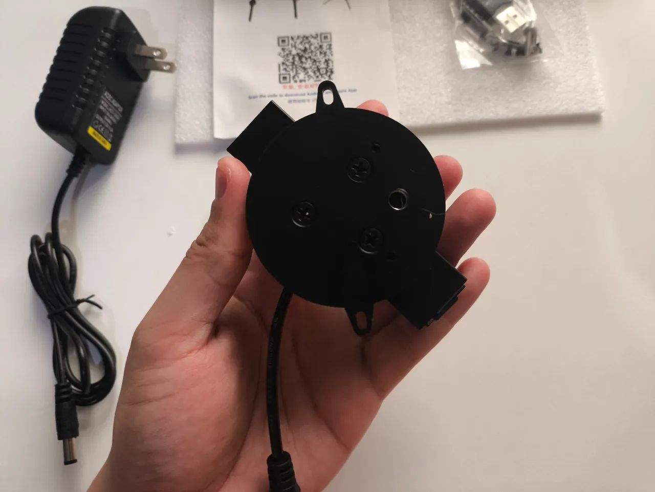 Projetor Display Holograma 3d Led Ventilador Holográfico Rgb 127/220v - Foto 4
