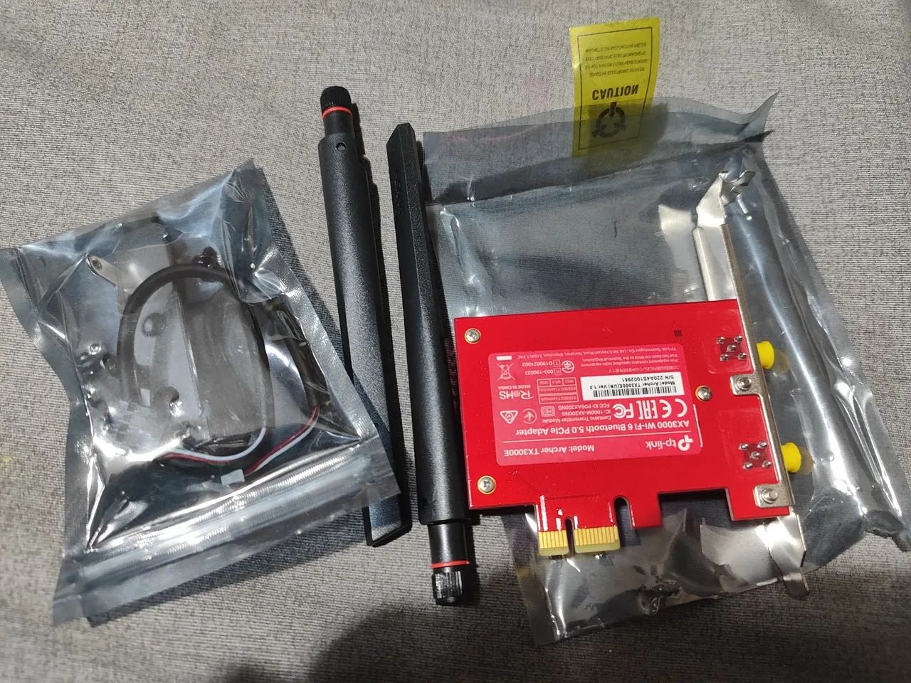 Placa wi-fi 6 TX3000E TP LINK - Foto 2