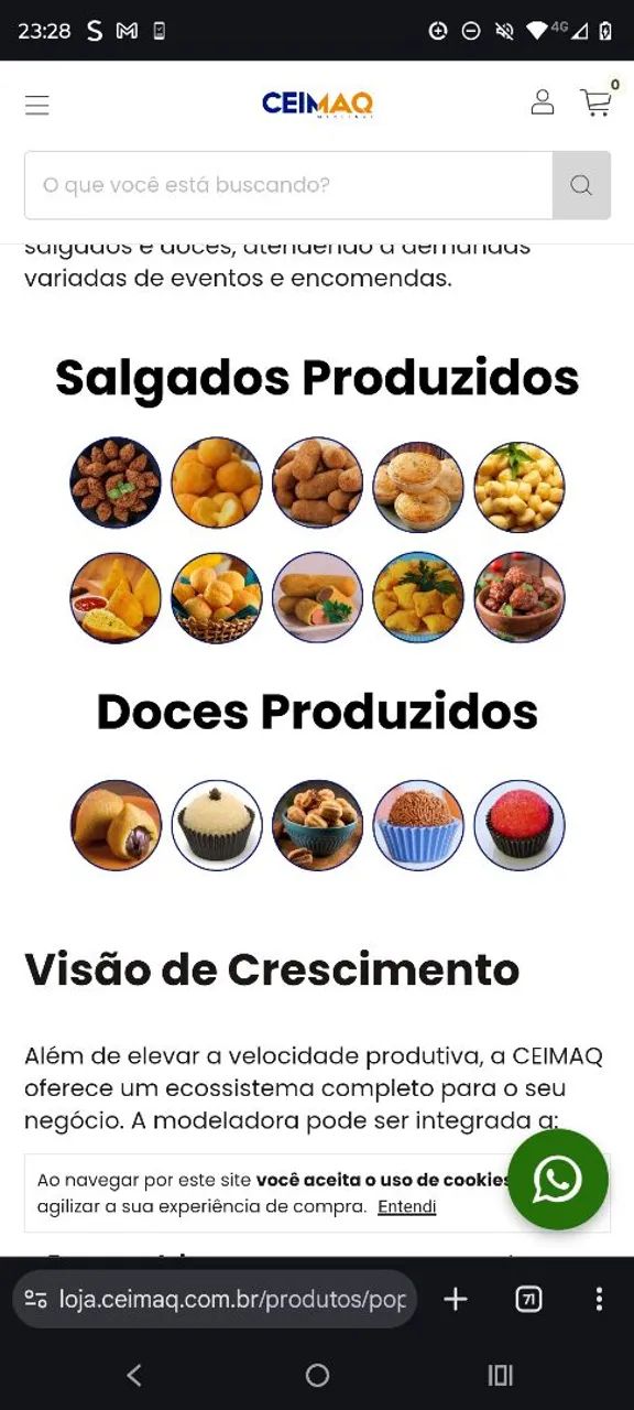 Máquina de salgado /doces  - Foto 2
