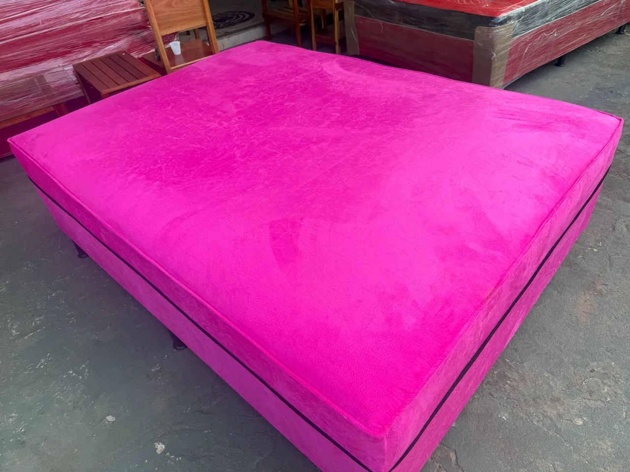 Cama casal rosa pink nova  - Foto 4