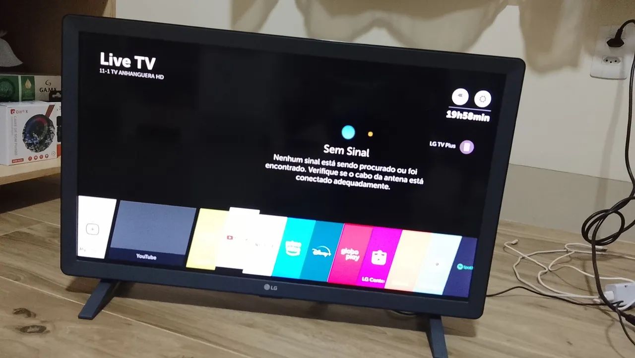 ? TV LG Smart 24" LED HD - Wi-Fi, Apps e Controle Original - Foto 2