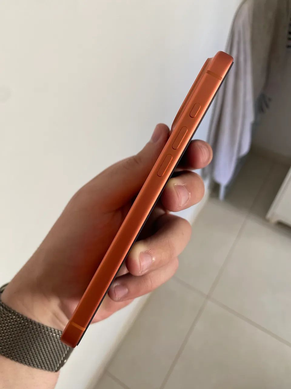iPhone 17 Pro Max 256GB Laranja semi novo impecável - Foto 5