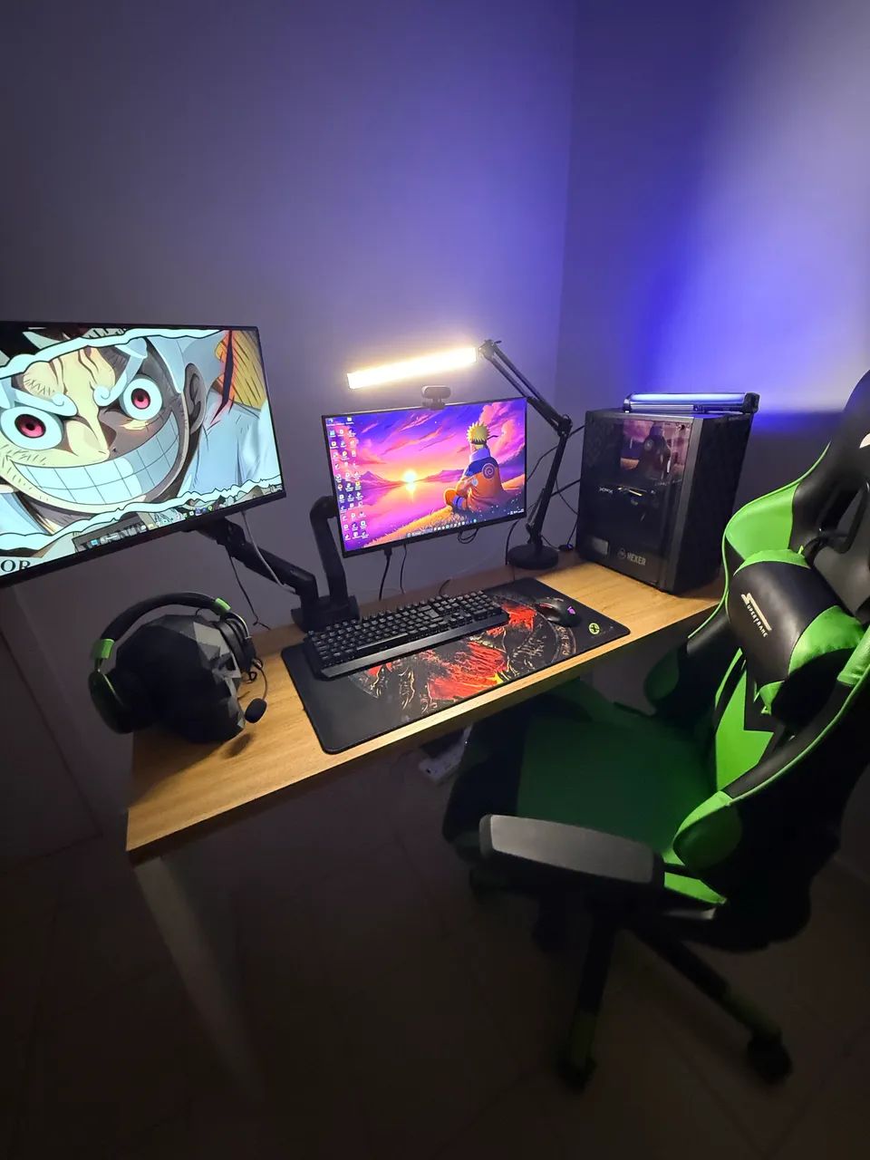 ? SETUP GAMER COMPLETO + 2 MONITORES + CADEIRA + MESA  440255531483156484