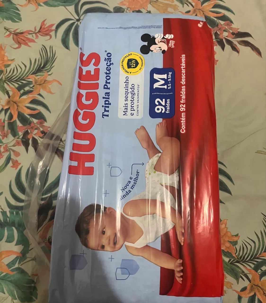 Fralda 92 M Hunggies tripla proteção 