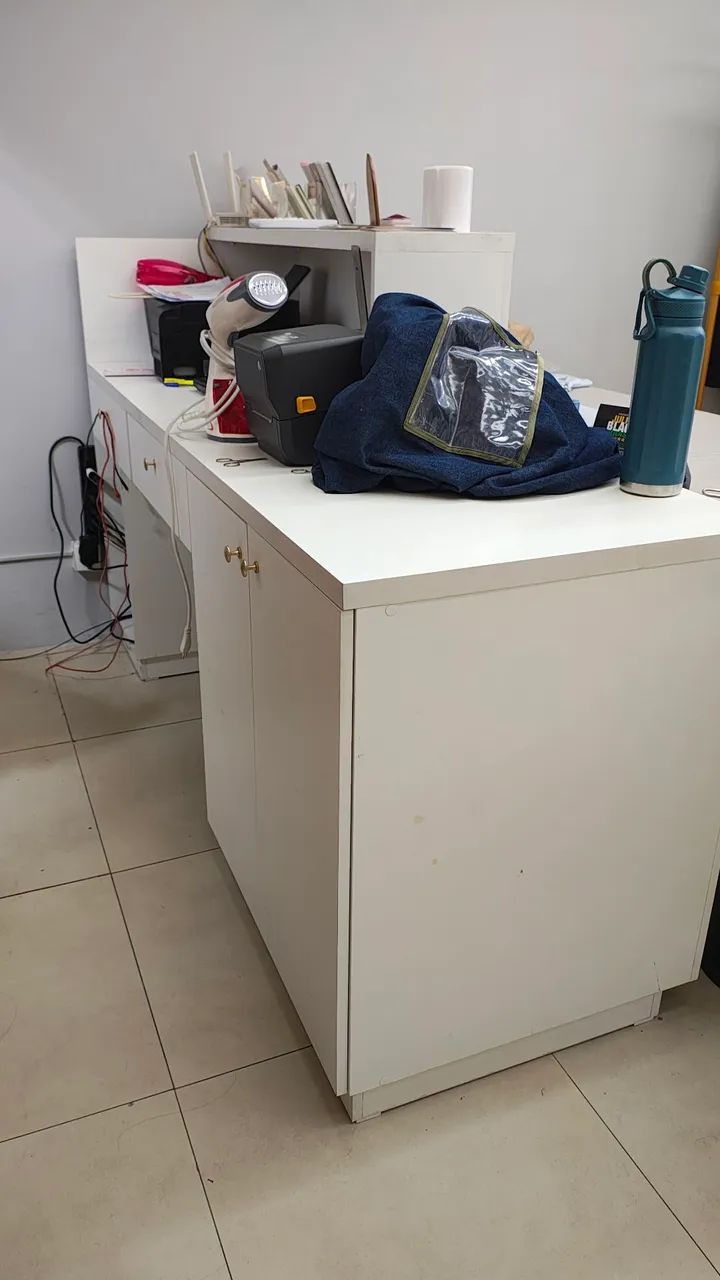 Balcão em MDF branco 1.950,00 - Foto 2