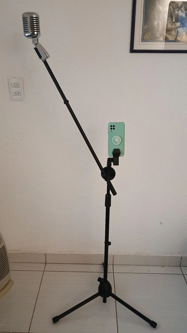 Vendo microfone vintage CSR modelo YVM-55 super cardióide - Foto 2