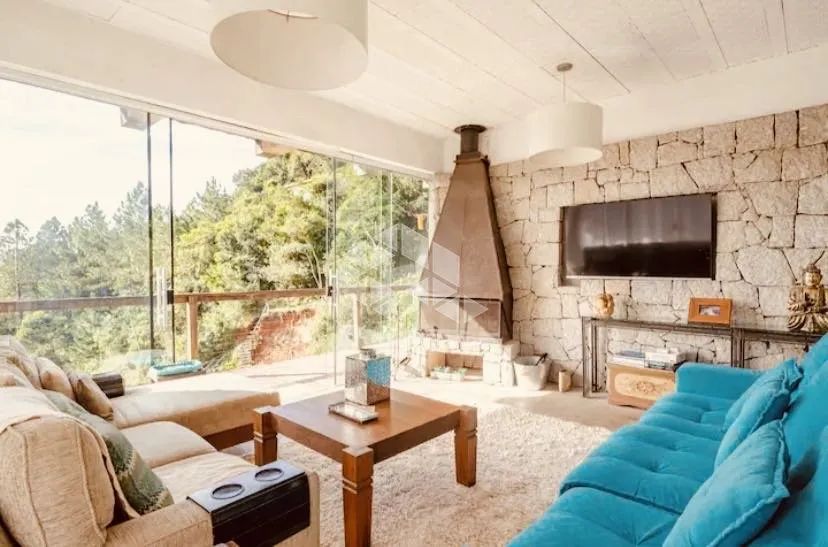 Casa principal e cabana romântica com vista eterna para a Baía de Garopaba. - Foto 3
