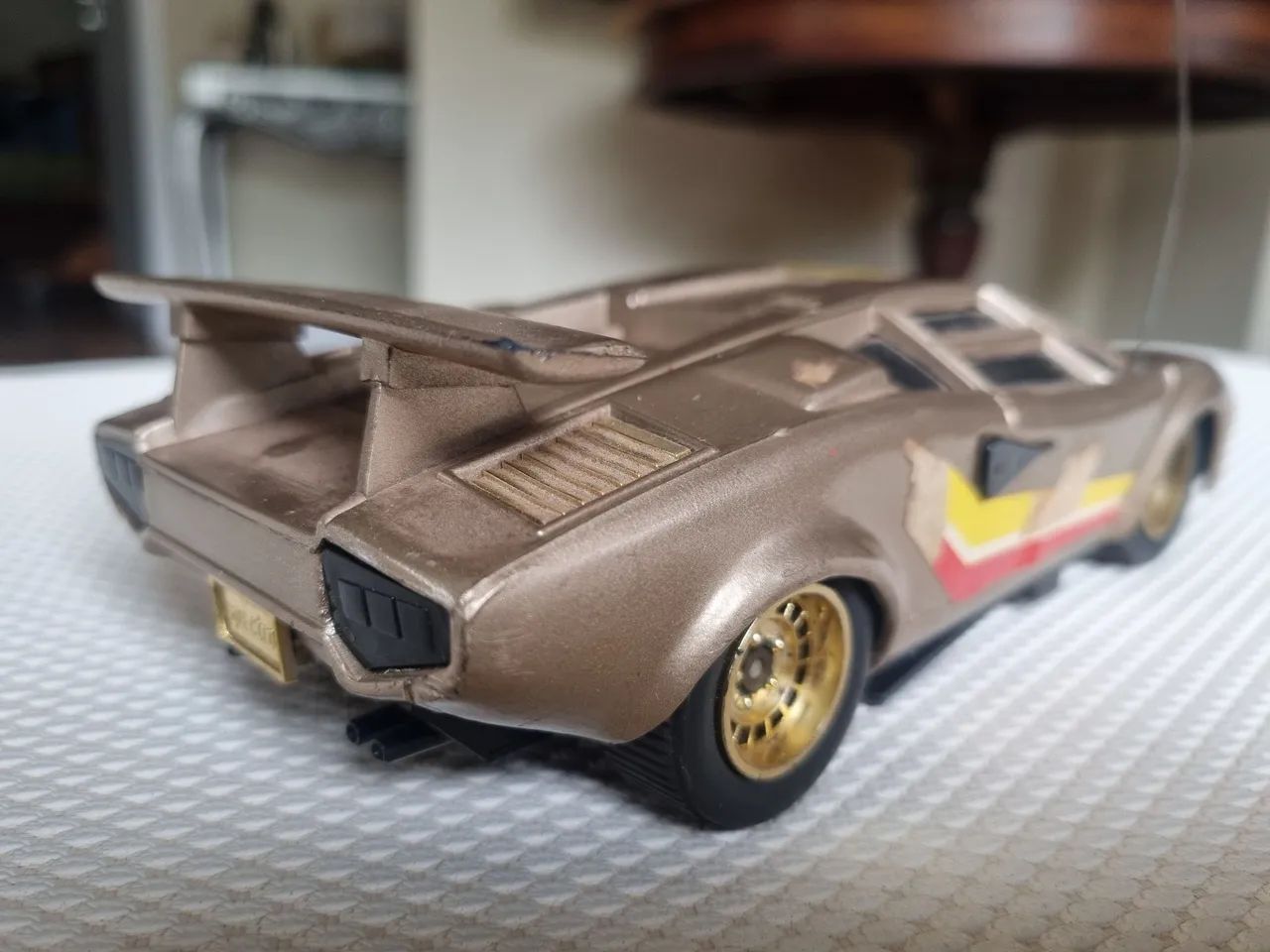 Carrinho Antigo Controle Remoto Mimo Lamborghini Countach Anos 80 - Foto 4