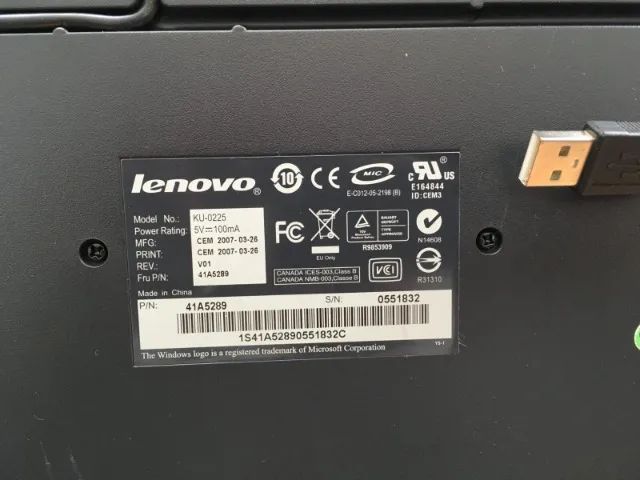 TECLADO LENOVO KU-0225 - Foto 5