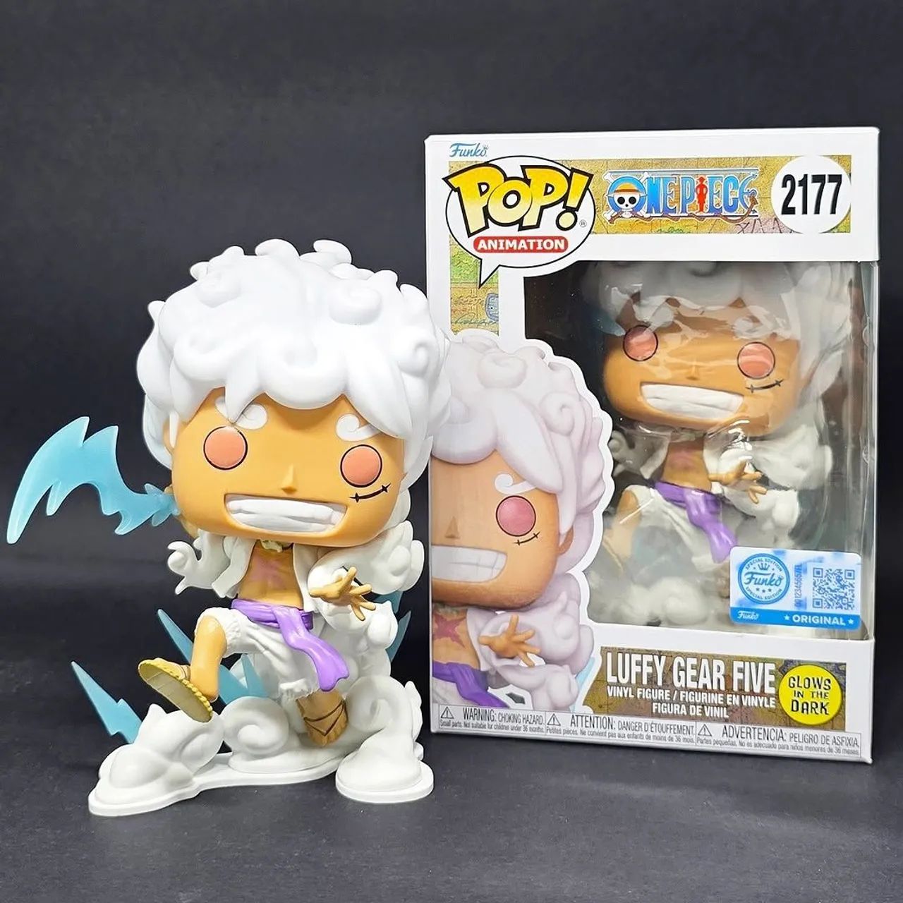 Imperdível Funko Luffy Gear five GITD