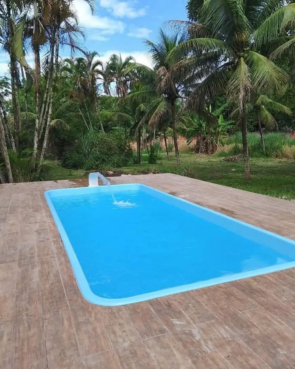 Piscinas de fibra completas e instaladas com deck de brinde  - Foto 3