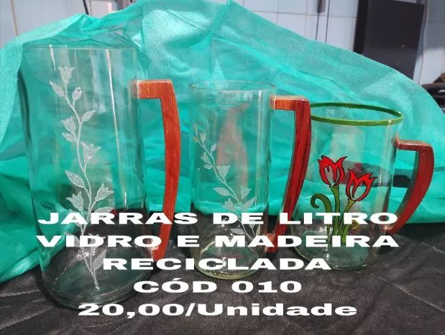 ARTESANATOS VIDRO MADEIRA  - Foto 2