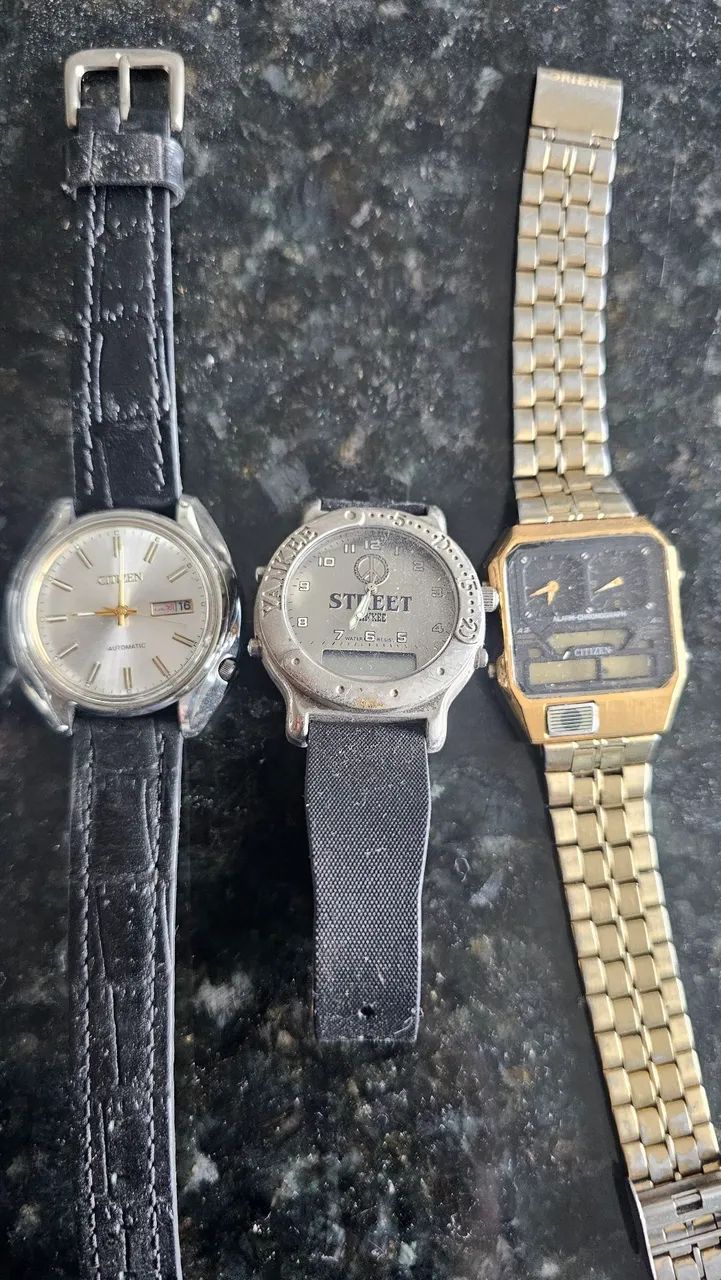 6  relogios vários citizen e um antigo para arrumar  - Foto 3