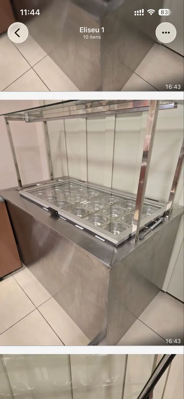 Balcão refrigerado 