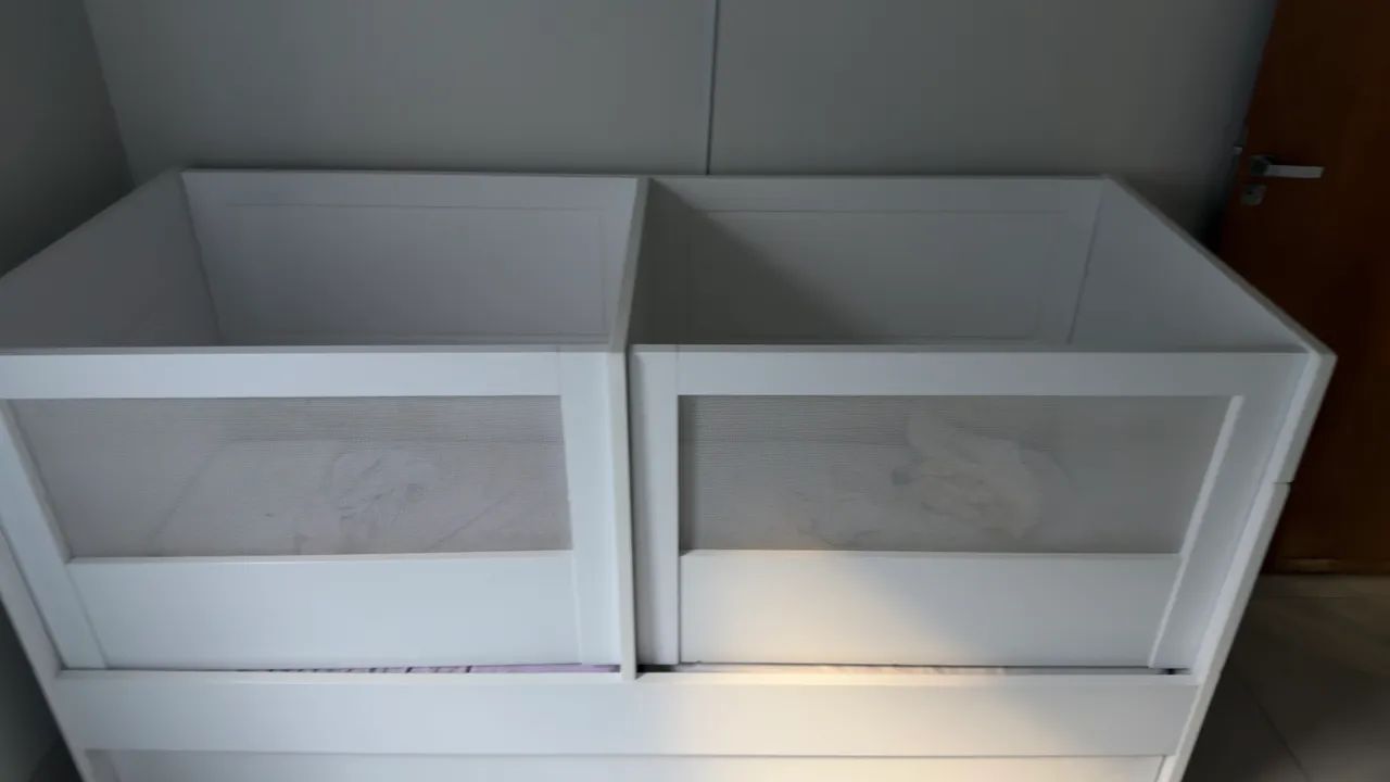 Berço gemelar que vira cama - Foto 3