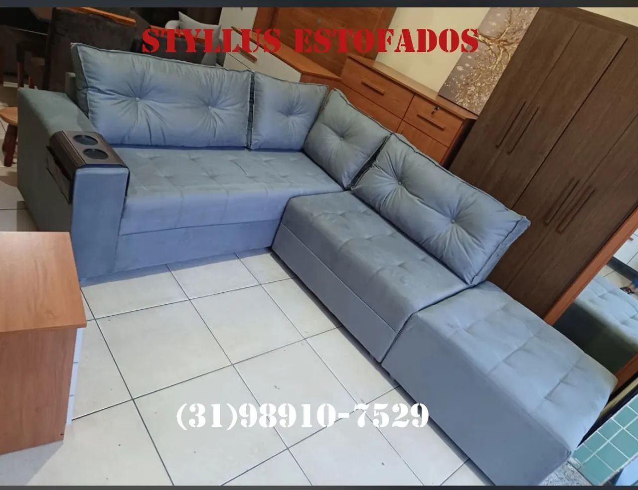 Sofá de canto  novo