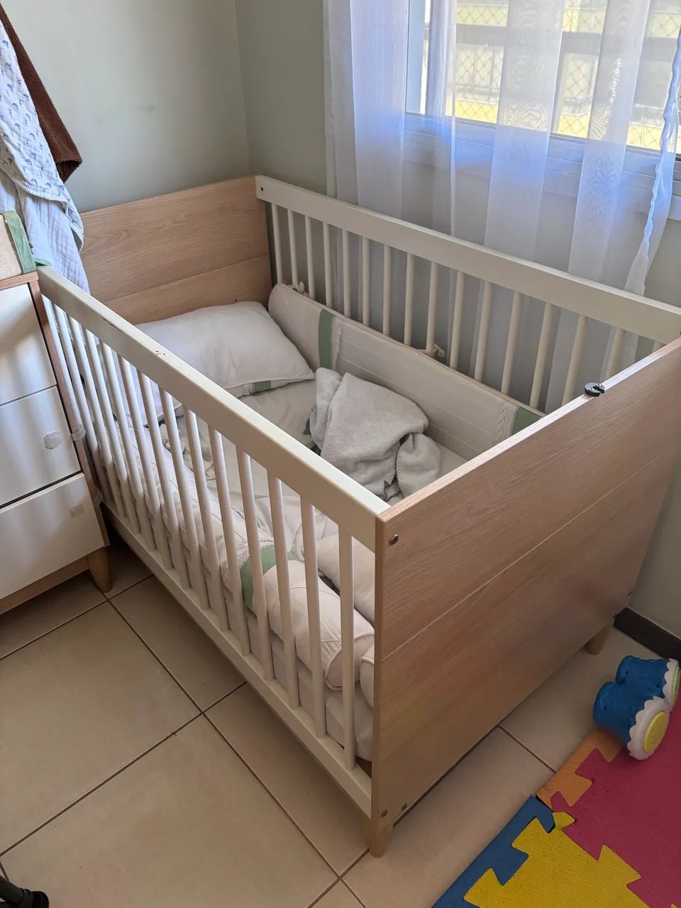 Kit berço, cômoda e armário  - Foto 3