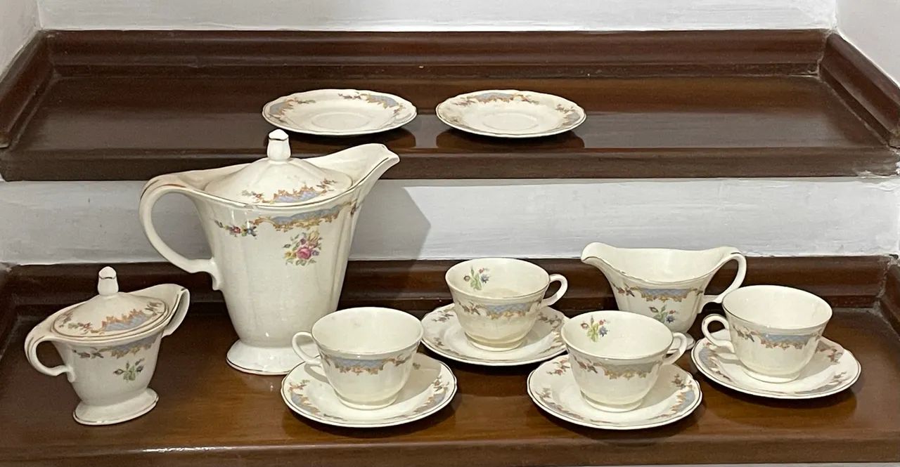 Conjunto de chá Edwin M. Knowles de 1944 - Foto 5