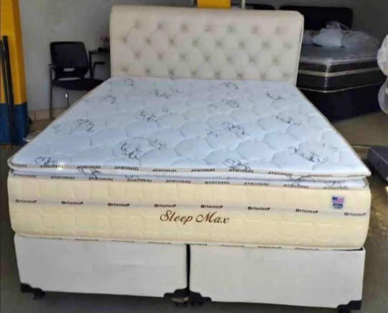 Cama box king molas ensacadas pillow top novas embaladas 