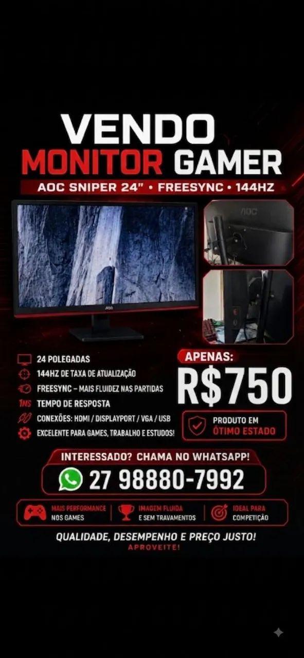 Monitor gamer Aoc