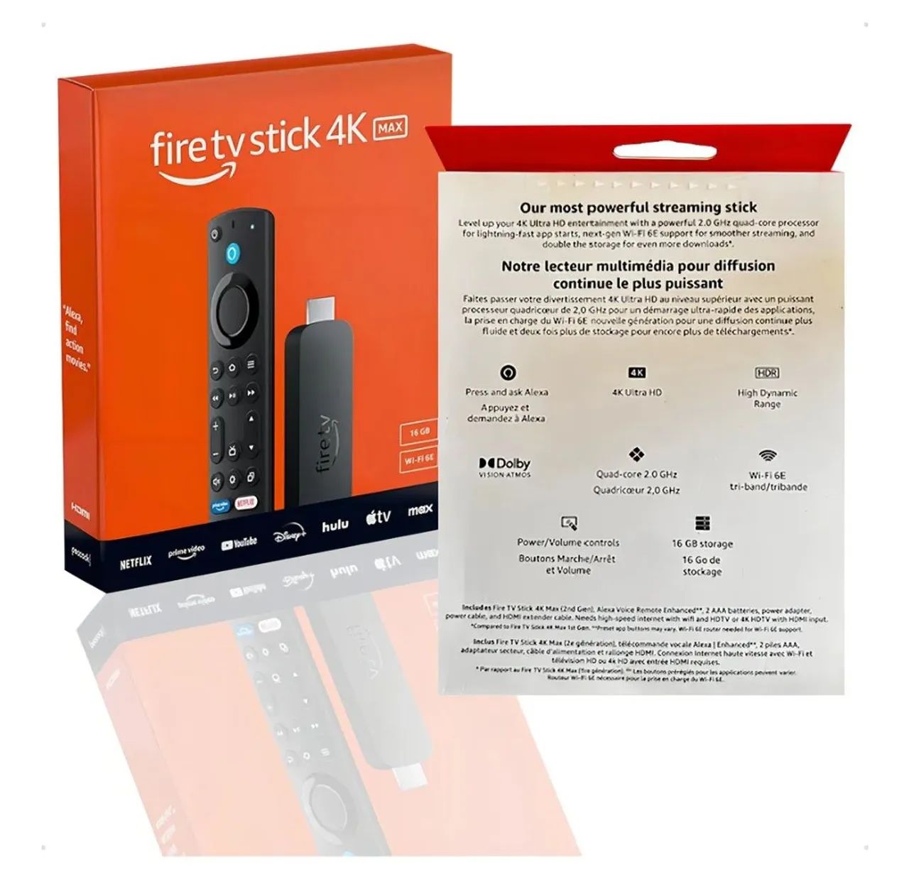 Fire Tv Stick 4K Max 16 Gb WiFi com Alexa - Dispositivos de Streaming ...