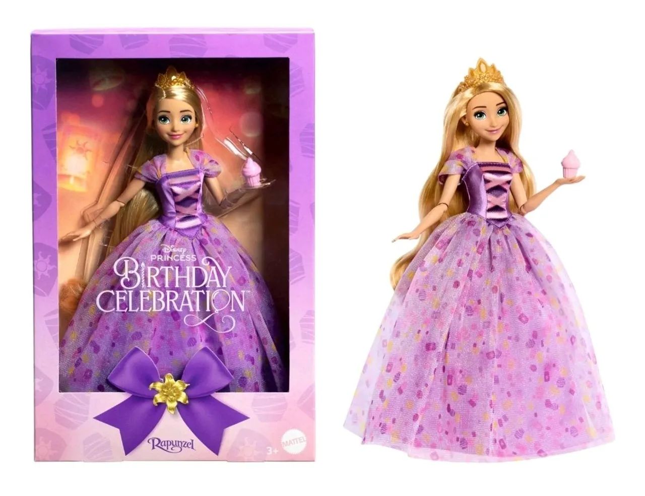 BONECA BARBIE RAPUNZEL ANIVERSÁRIO MATTEL ARTICULADA NOVA LACRADA 