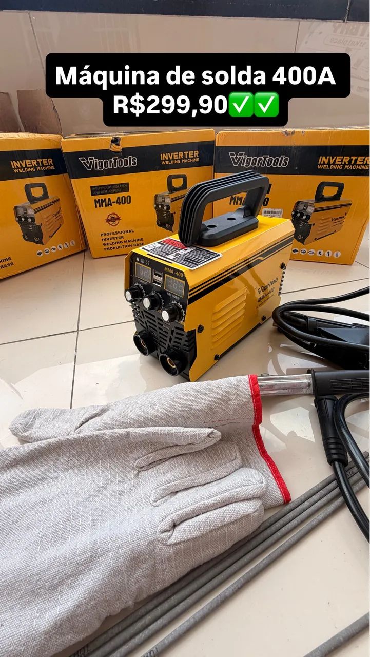 Máquina de Solda 400A com Kit Nova na Caixa - Foto 2