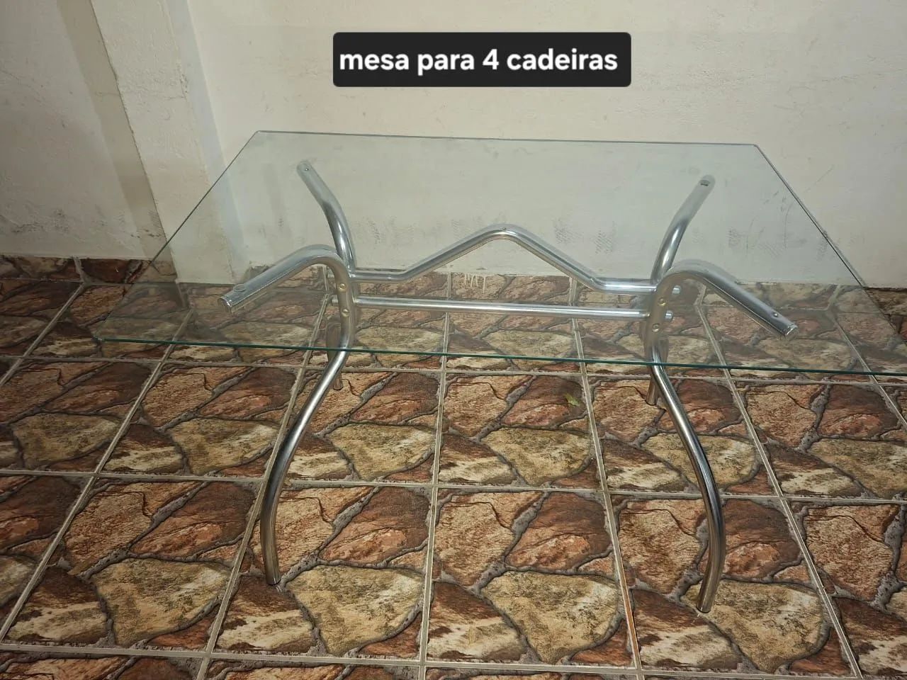 Mesa de vidro para 4 cadeiras - Foto 4