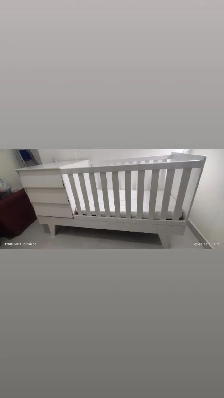 Berço de bebê americano multifuncional  - Foto 3