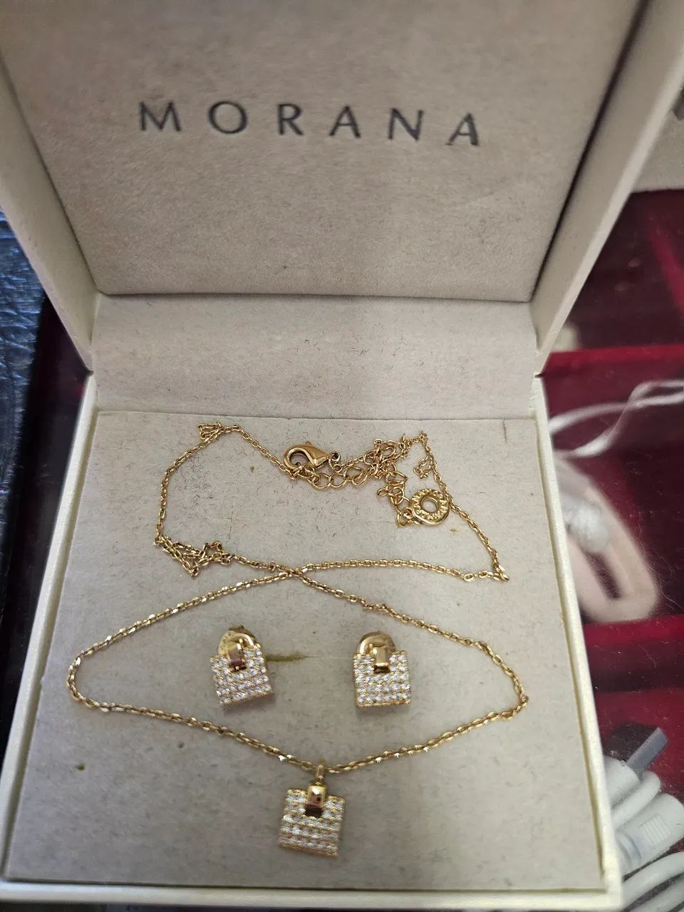 Conjunto morana colar e brincos - Foto 5