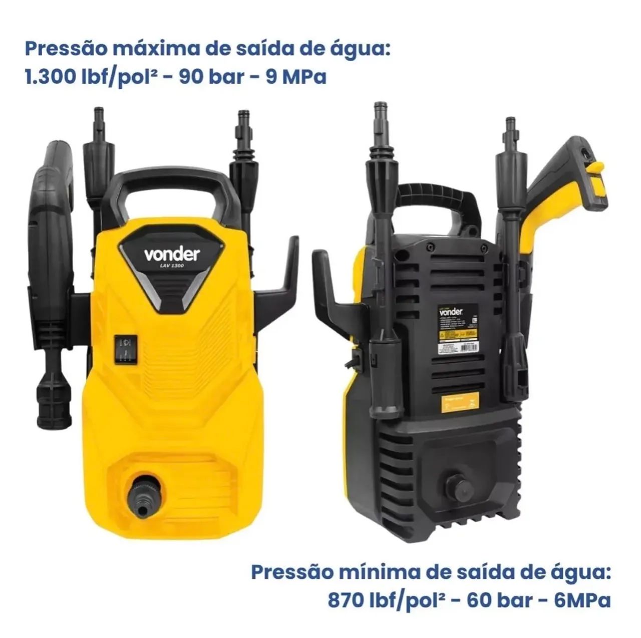 Lavadora de Pressão Vonder Lav1300 Lacrada - Foto 3