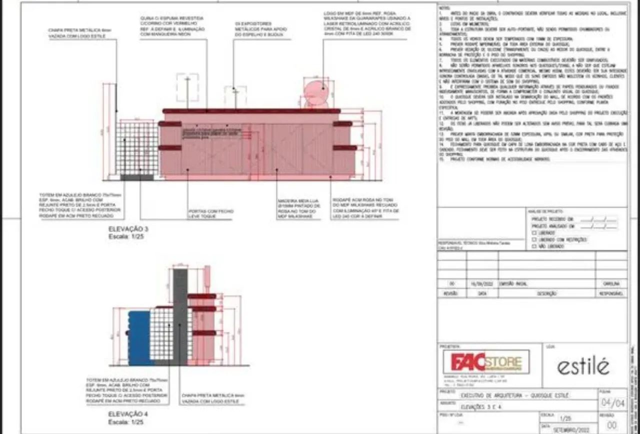 Quiosque - 3 partes - Com LED - Foto 5