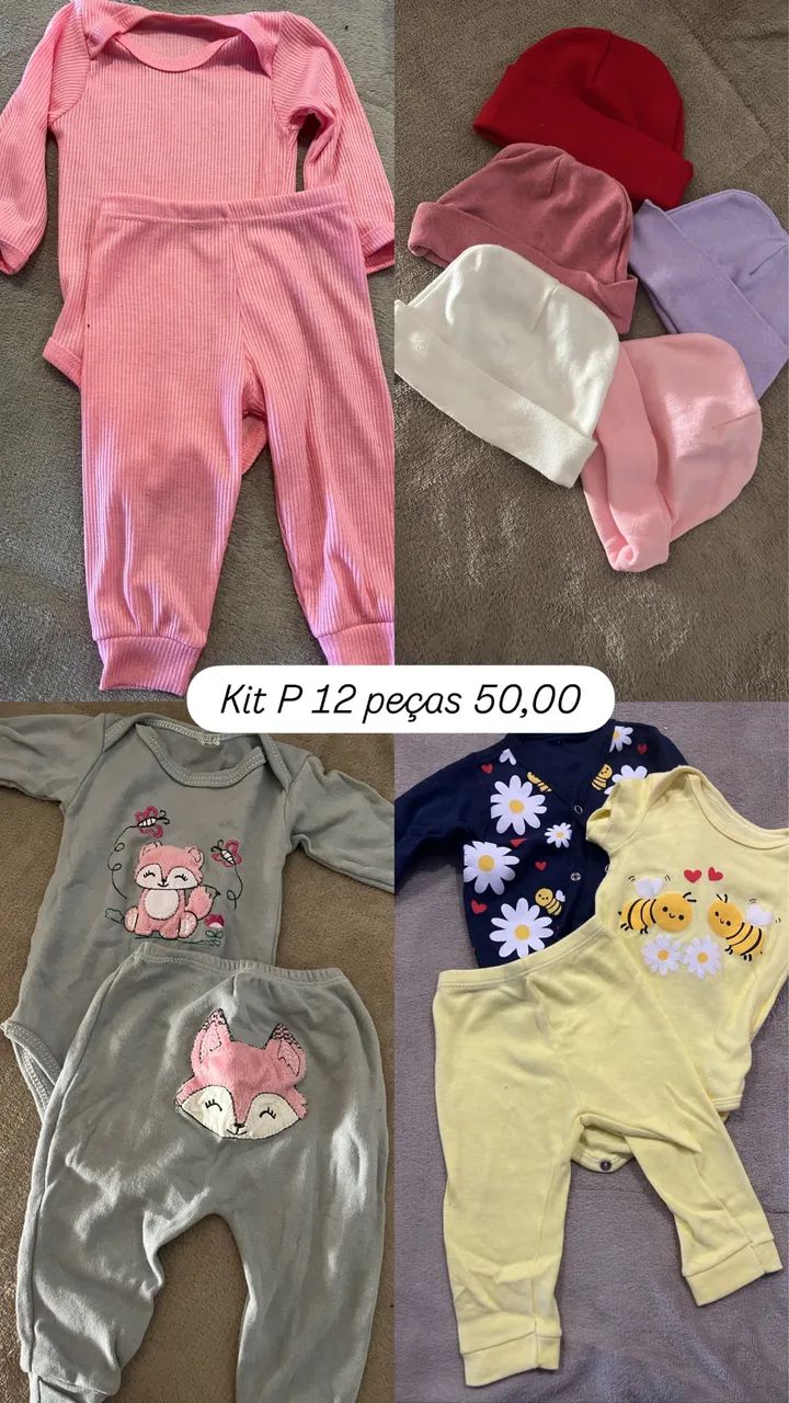 Lote roupa menina RN e P  - Foto 2