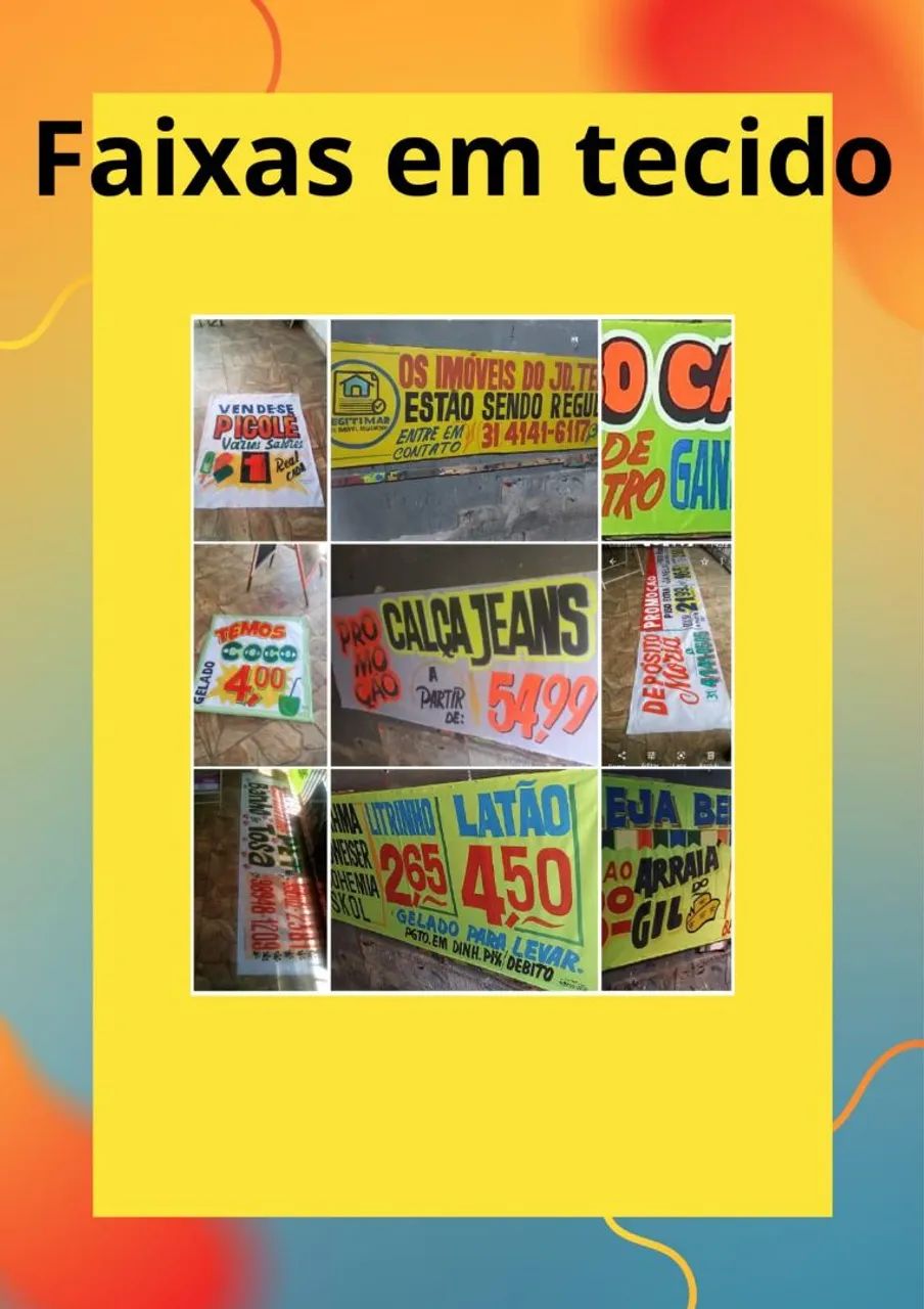  Faixas A melhor propaganda visual para seu comércio  - Foto 2