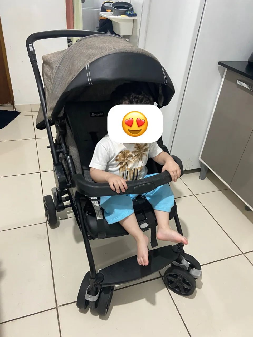 Carrinho de bebê e cadeira bebê conforto - Foto 4
