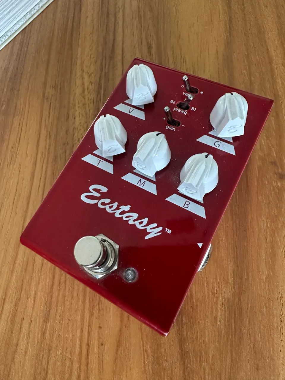 Pedal BOGNER ecstasy red - mini - Foto 2