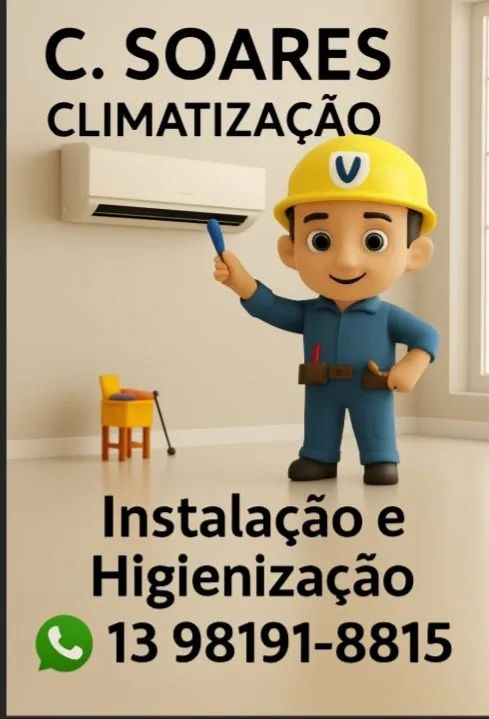 Instalação e higienização 