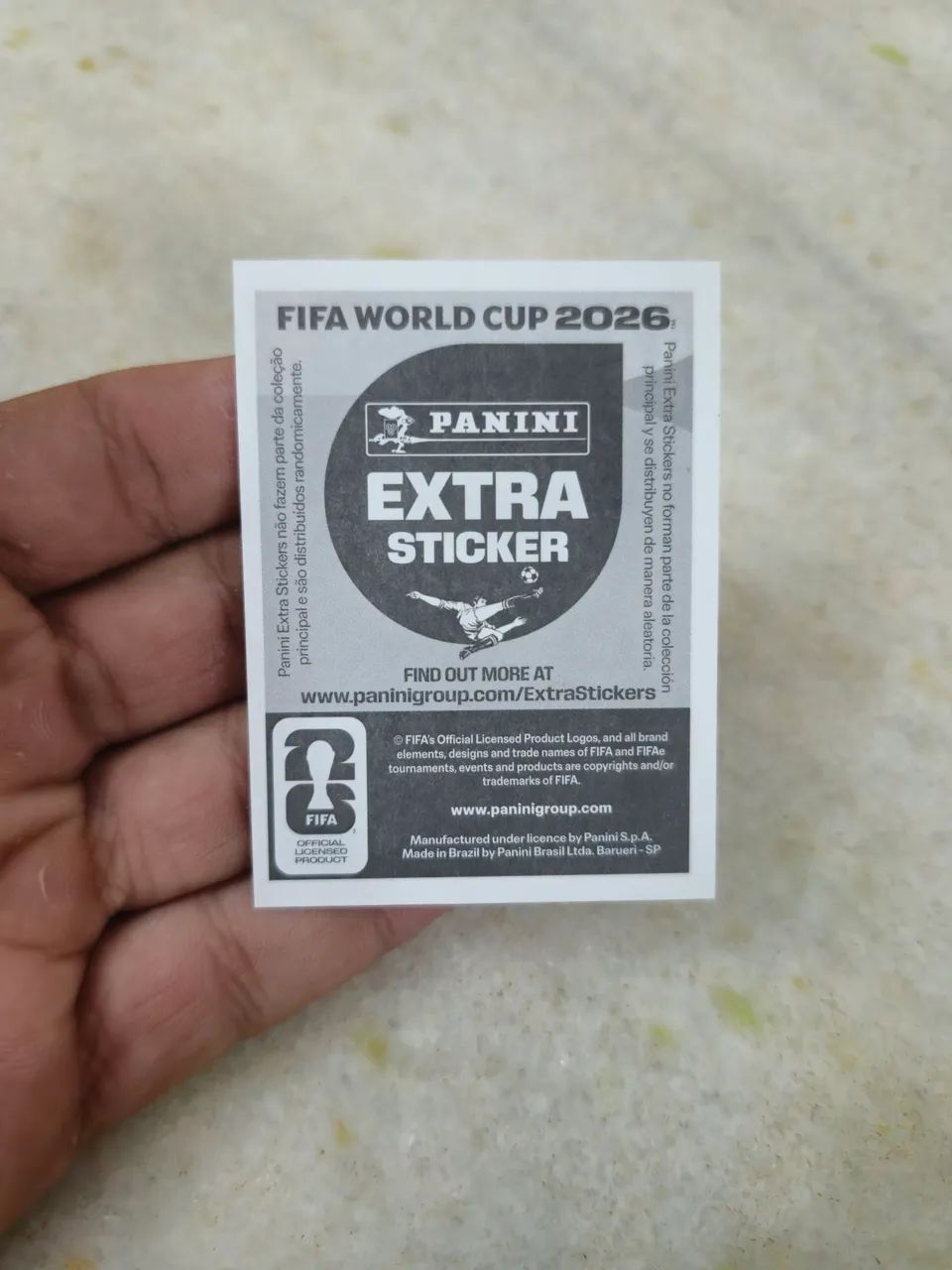 Figurinha Extra Sticker Bronze Luka Modric - Copa do Mundo FIFA 2026 Panini - Foto 2