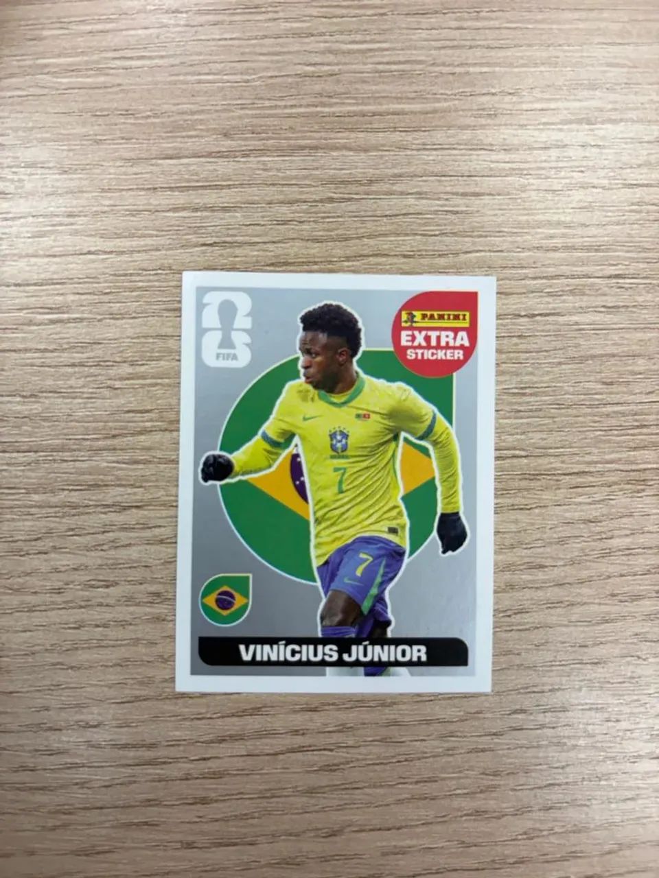 Vinícius júnior prata extra sticker 