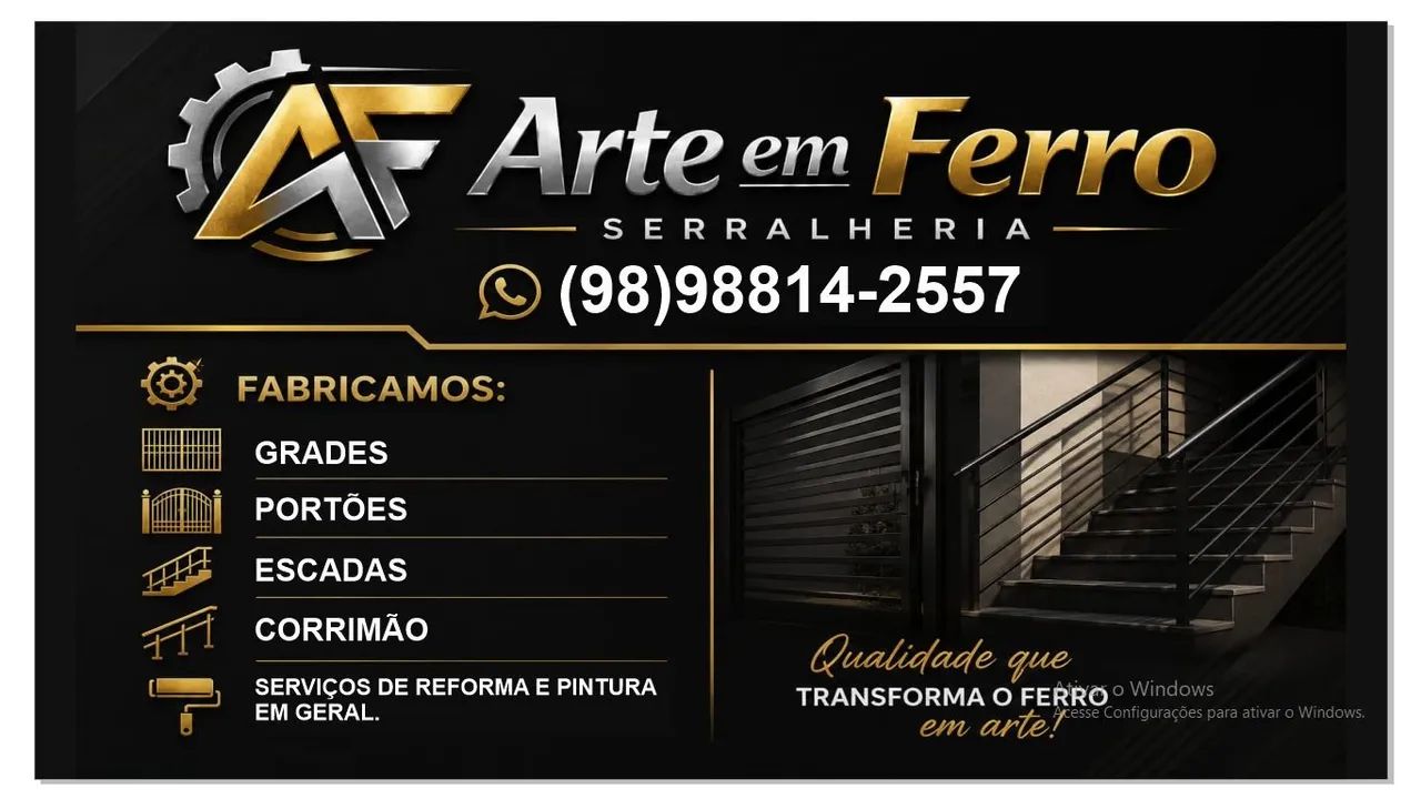 Arte em Ferro Serralheria 