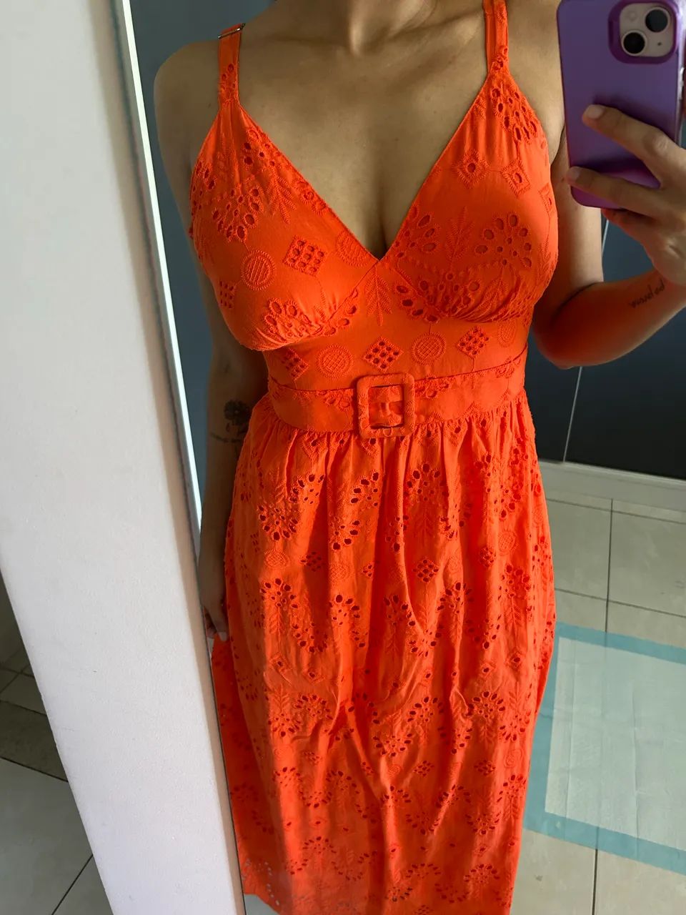 Vestido laranja P  - Foto 2
