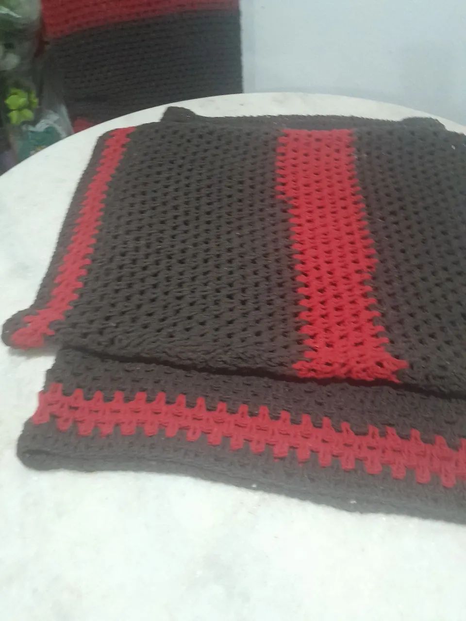 Capa de mesa de croche - Foto 2