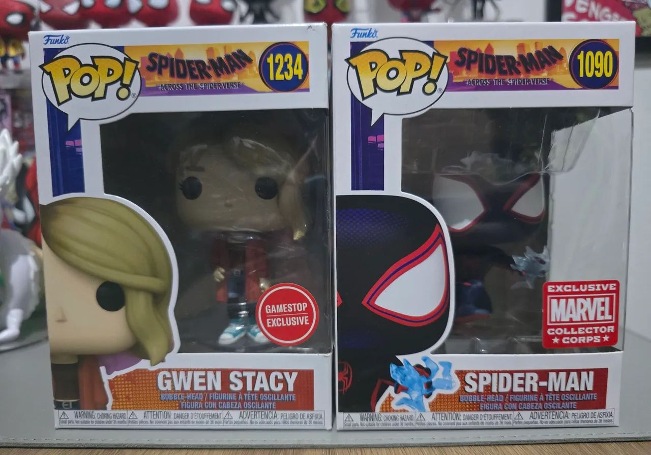 Funko Pop! Spider Man Miles Morales + Gwen